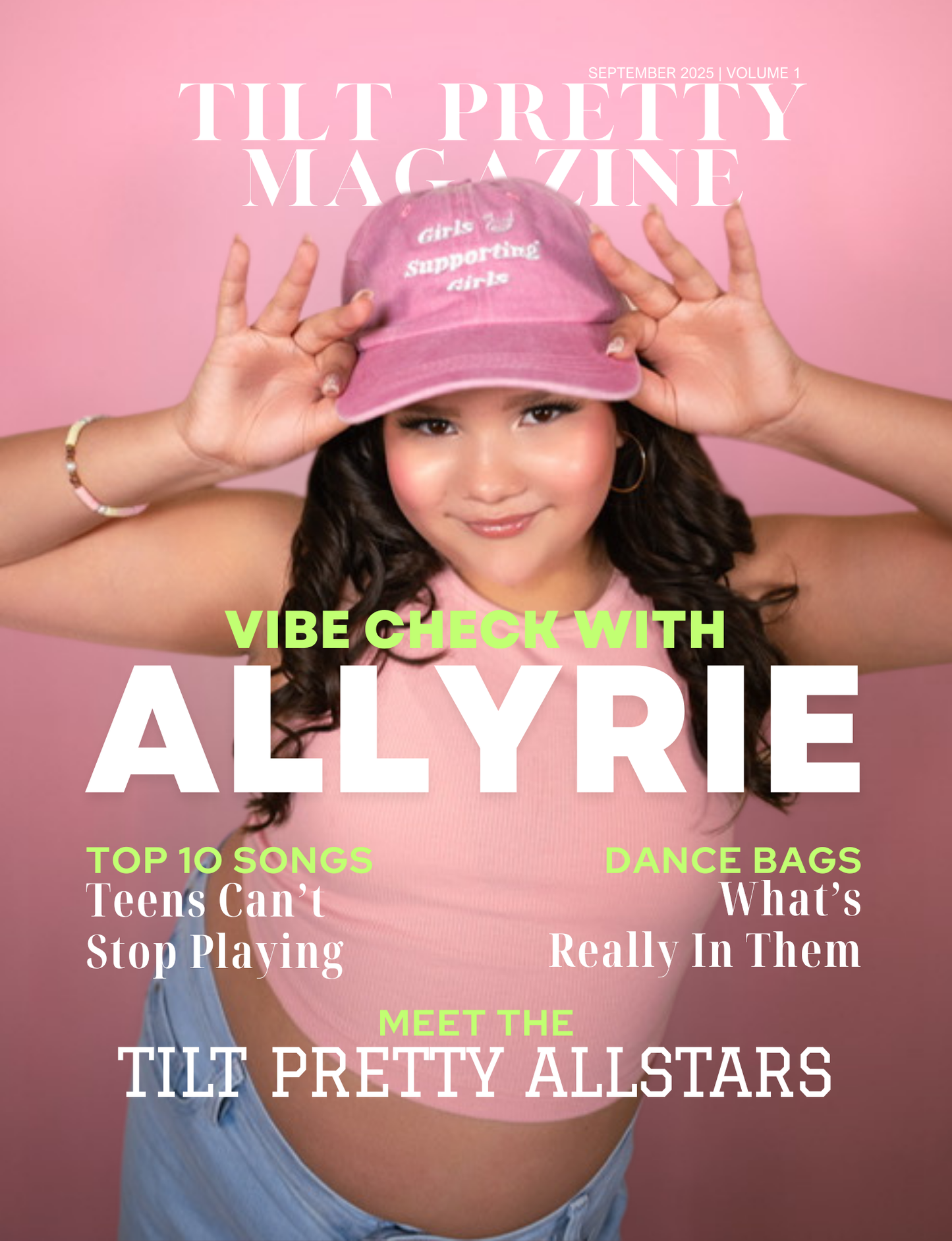 Tilt Pretty Magazine Cover Model Package