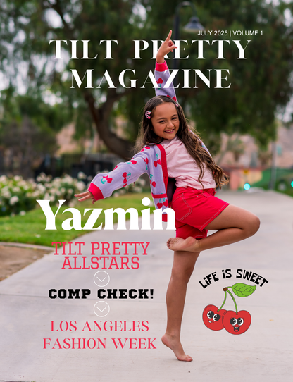 Tilt Pretty Magazine Cover Model Package