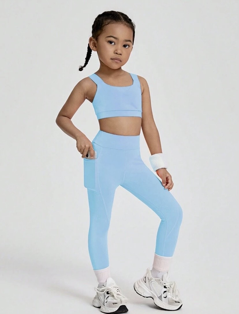 Baby Blue Criss Cross