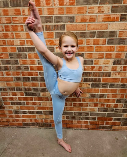 Baby Blue Criss Cross