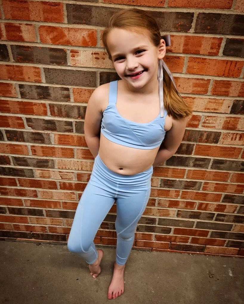 Baby Blue Criss Cross