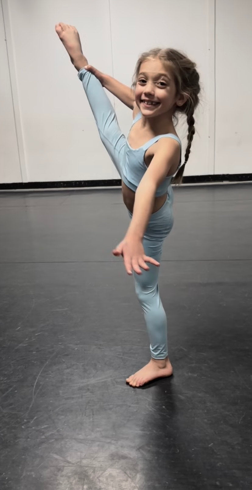 Baby Blue Criss Cross