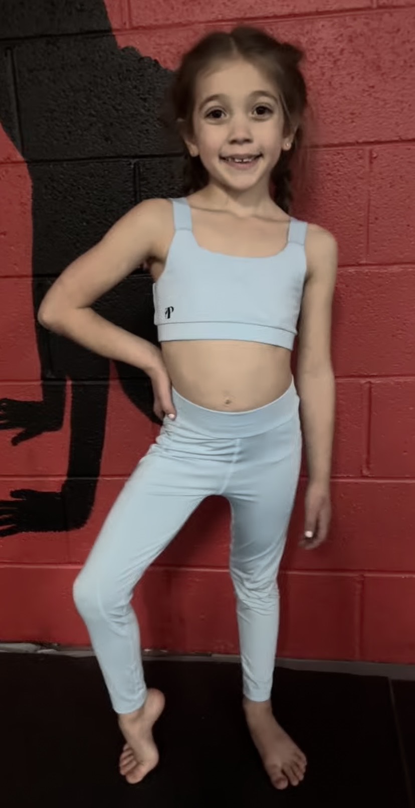 Baby Blue Criss Cross