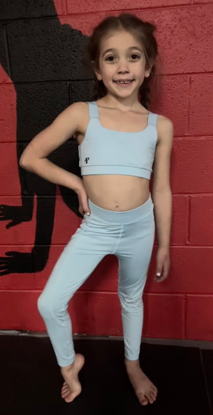 Baby Blue Criss Cross